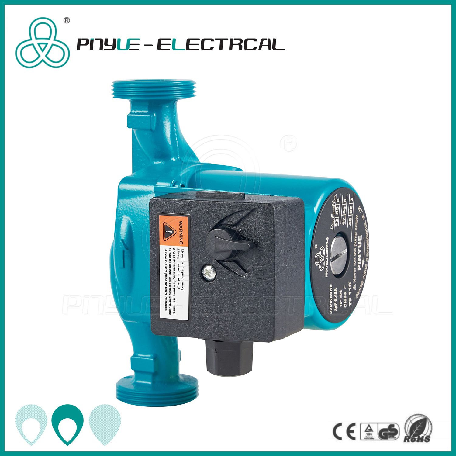 Electronic Shielded Circulation Pump for Home Use