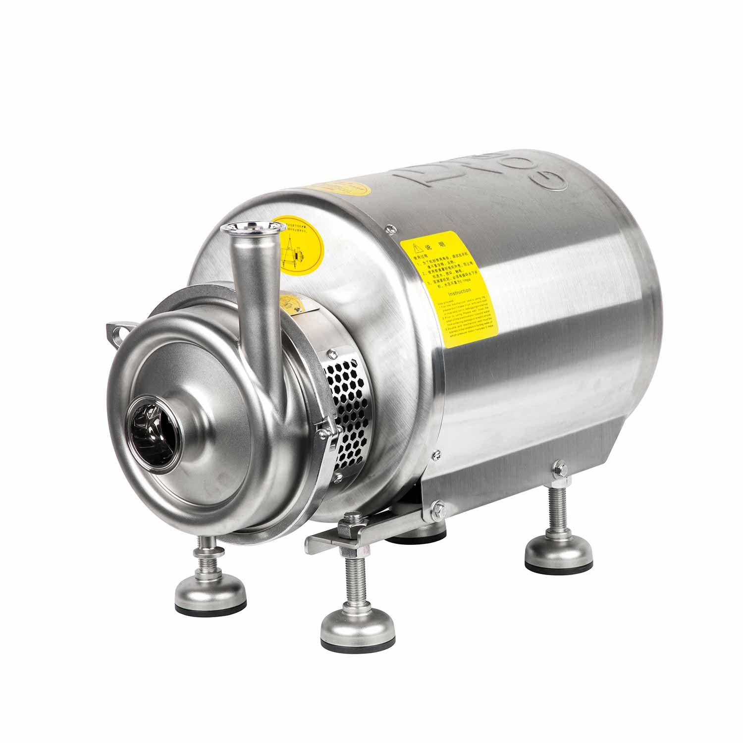 1.5kW Electric Motor Food Grade Stainless Steel Sanitary Centrifugal Pump