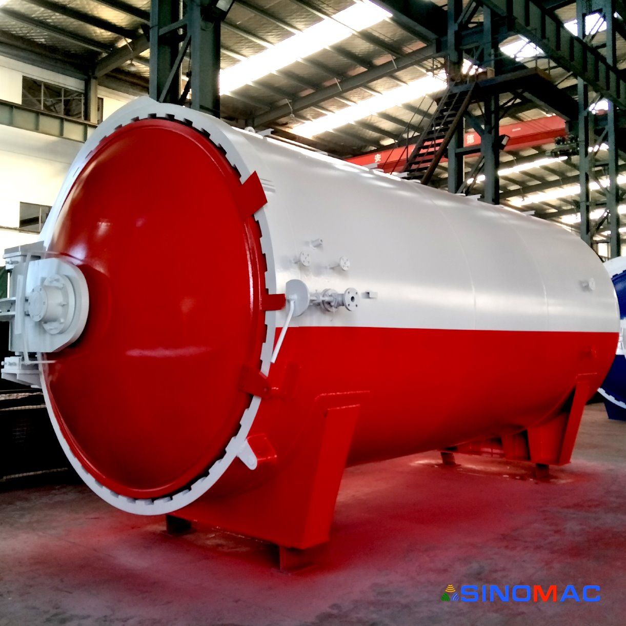 2850x6000mm PED Certified Laminated Safety Glass Autoclave (SN-BGF2860)