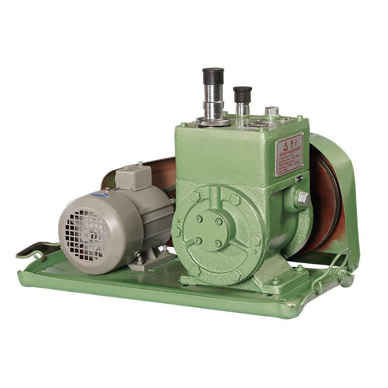 2X Series Electric Dual-Stage Sliding Rotary Vane Vacuum Pump with Pulley Drive