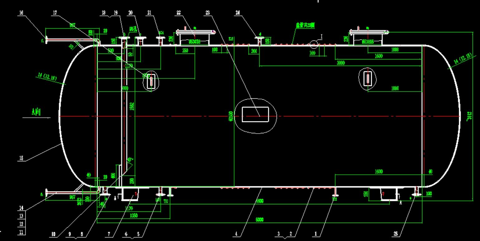 30 m³ 20# Ammonia Storage Tank