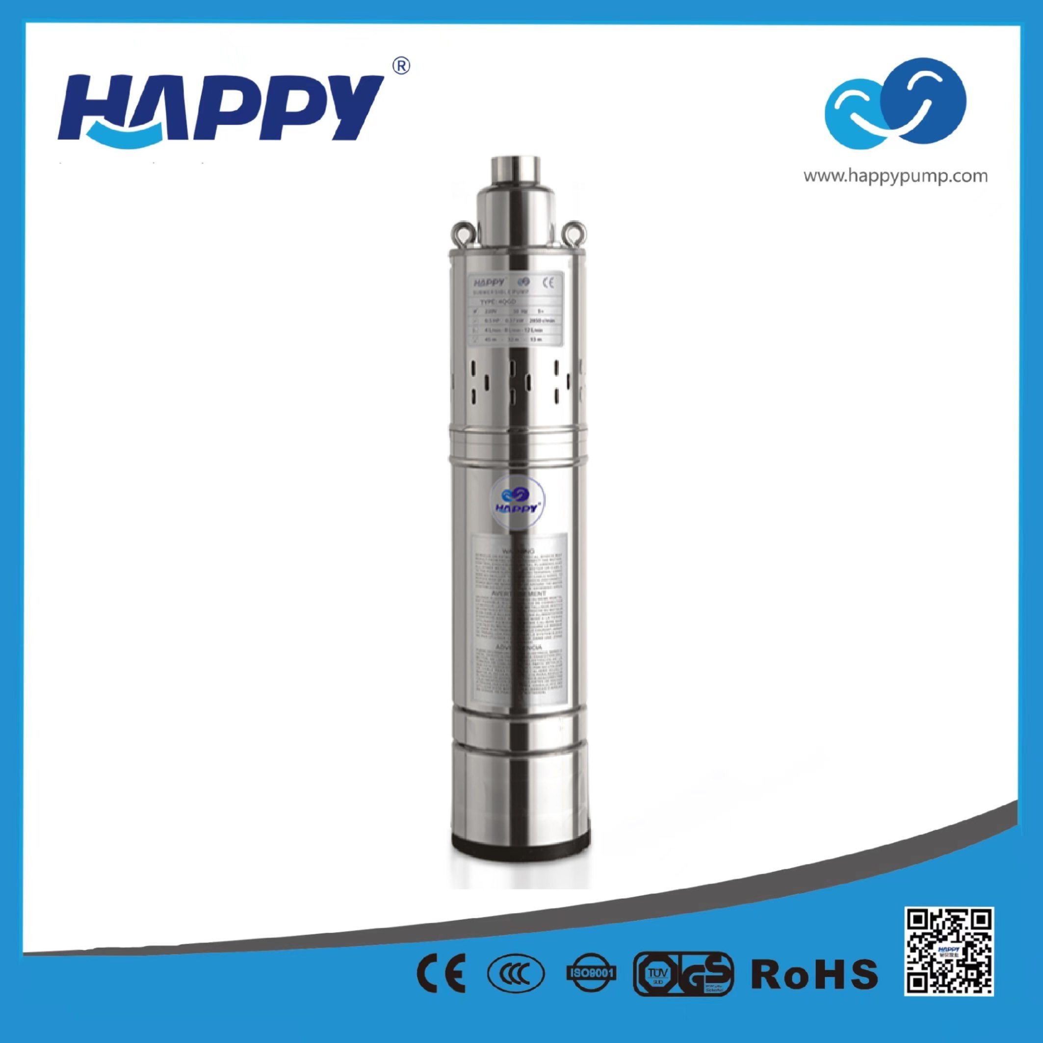 Affordable Submersible Solar Water Pump for Irrigation (4QG)