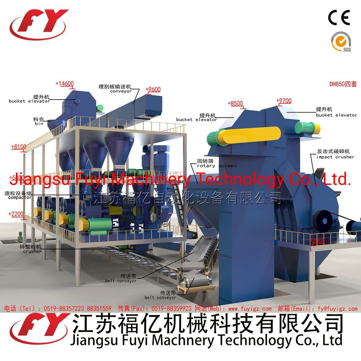Best-Selling Double Roller Granulation Press with Robust Design