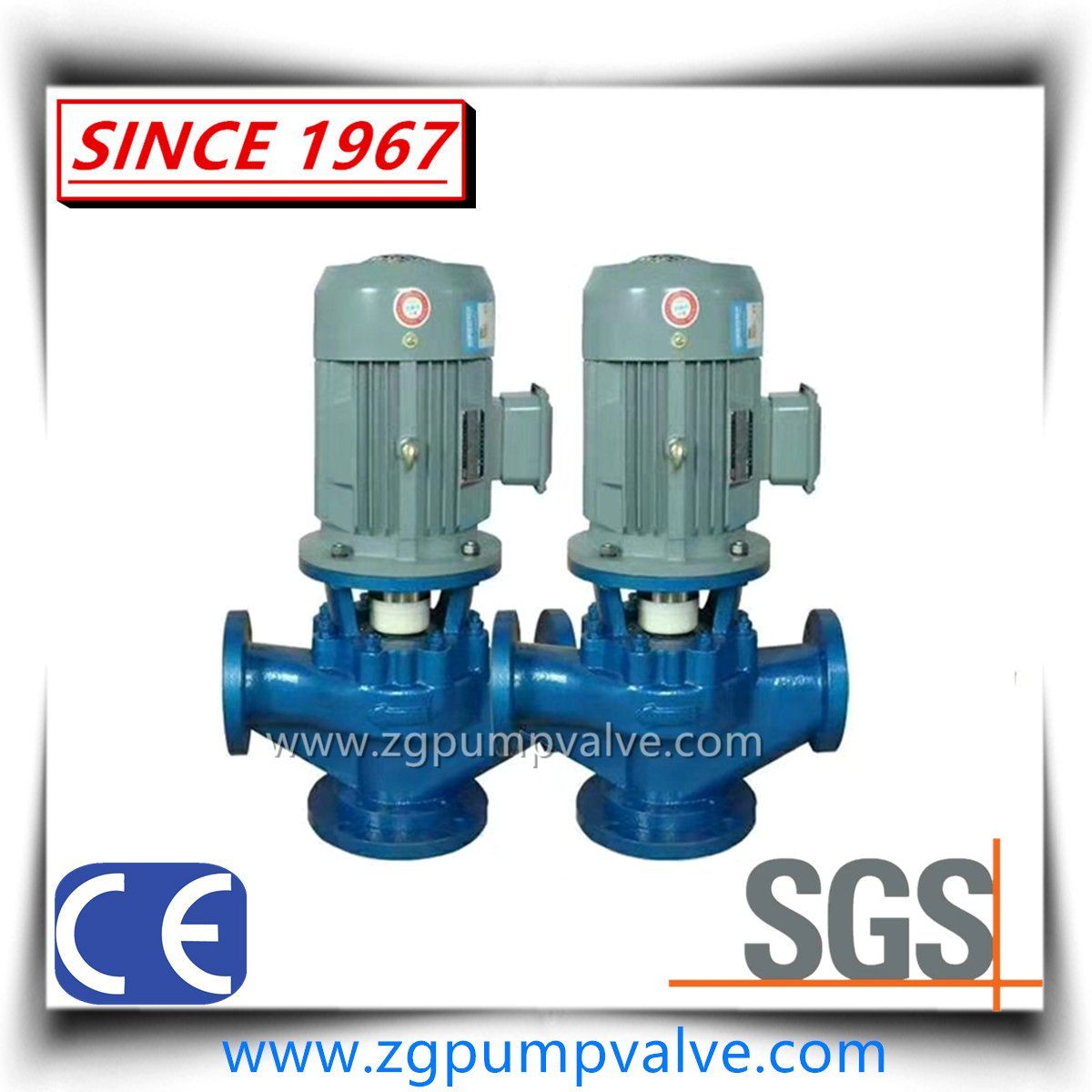 China Duplex Stainless Steel Vertical In-Line Booster Chemical Centrifugal Pump