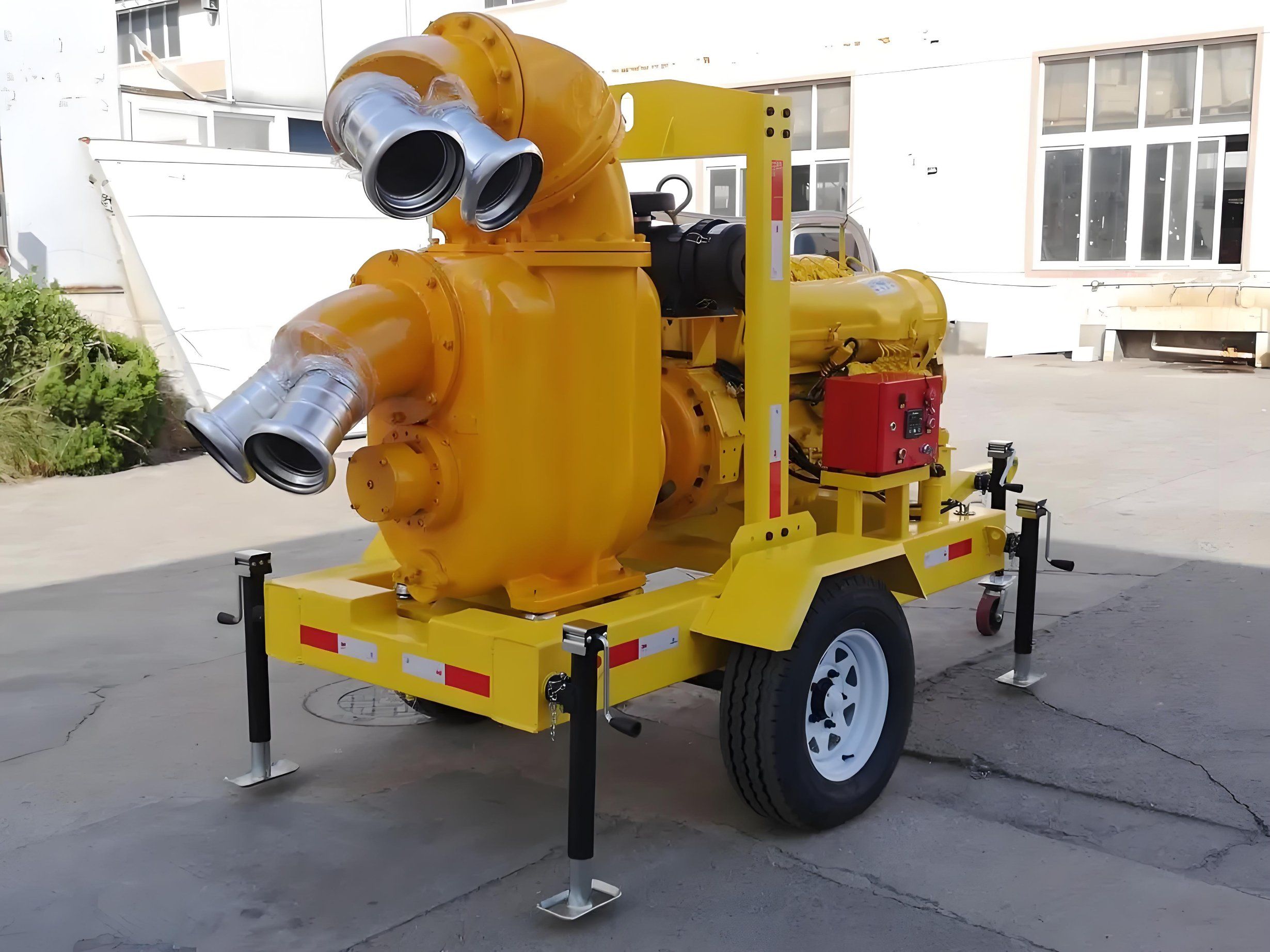 High-Flow Movable Pump Box for Pond Drainage