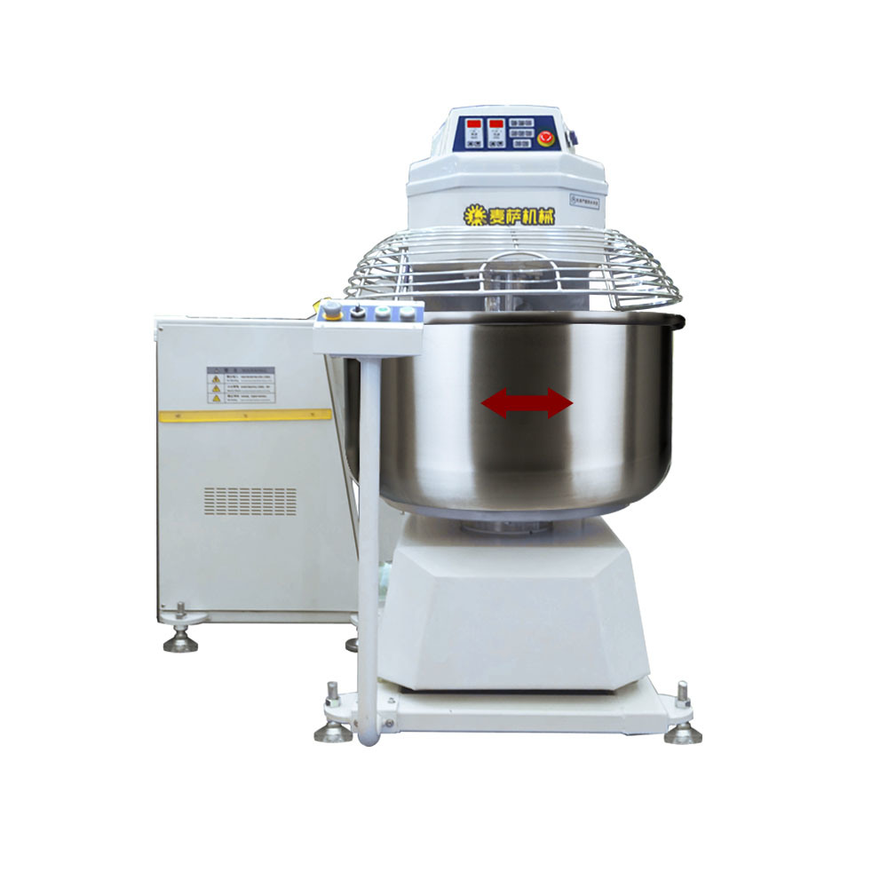 High-Performance High-Capacity Commercial Tipping Spiral Dough Mixer
