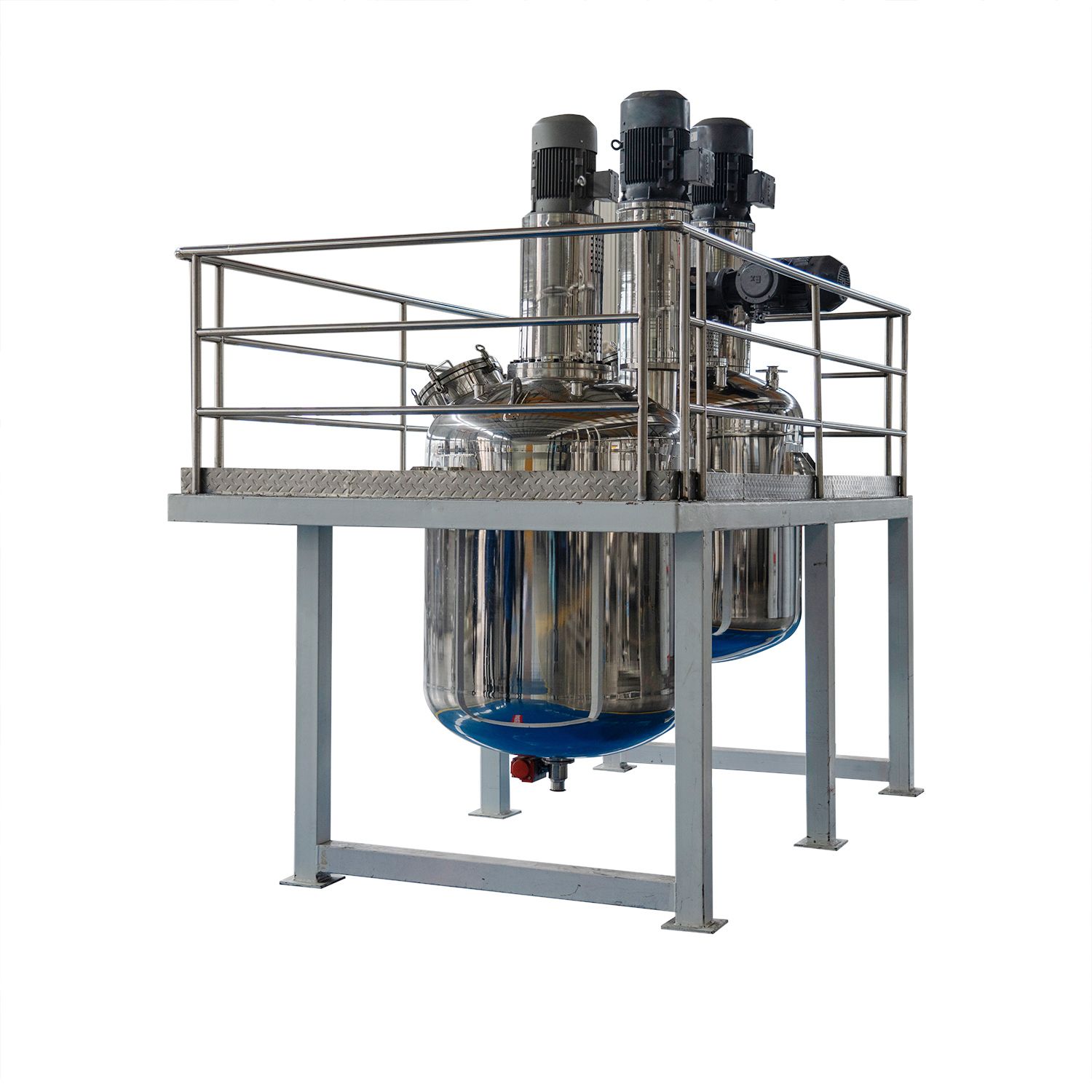 High Shear Low Noise Vacuum Emulsifier for Creams