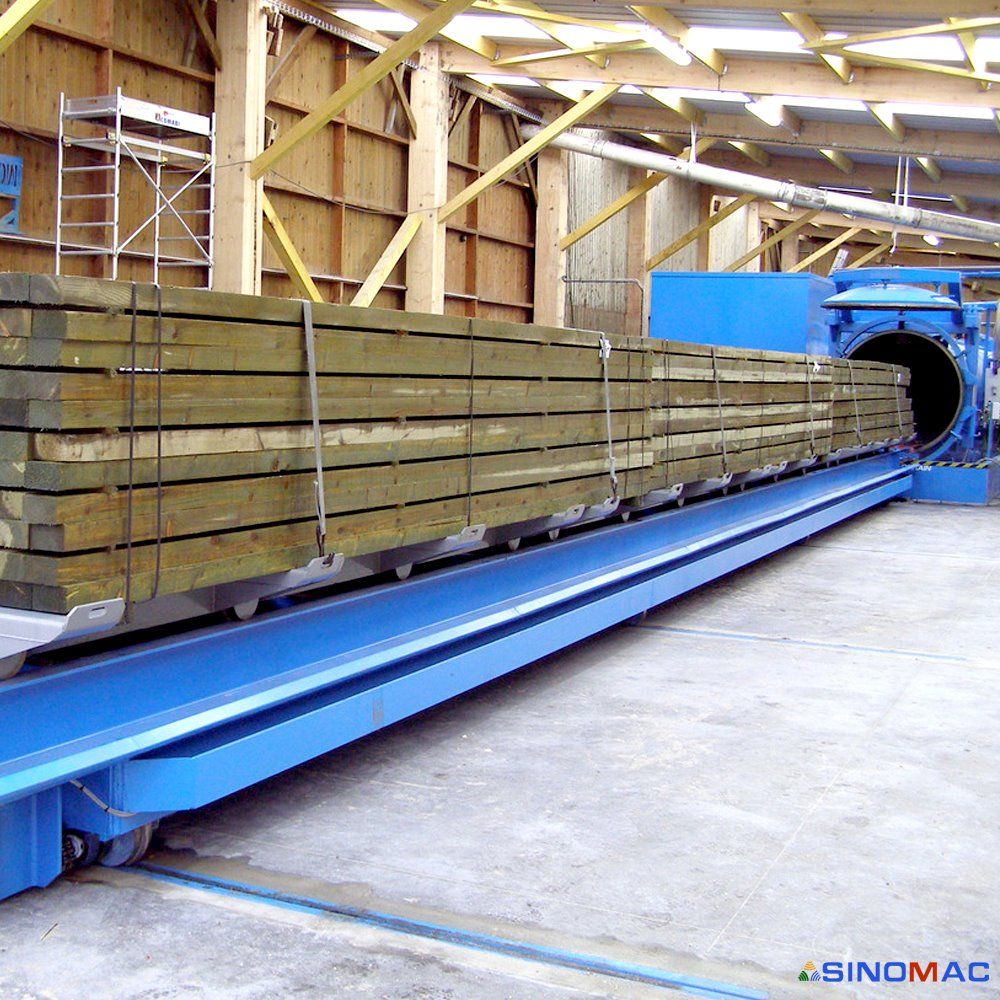 Industrial ASME-Certified Wood Impregnation Autoclave - 2200x12500mm