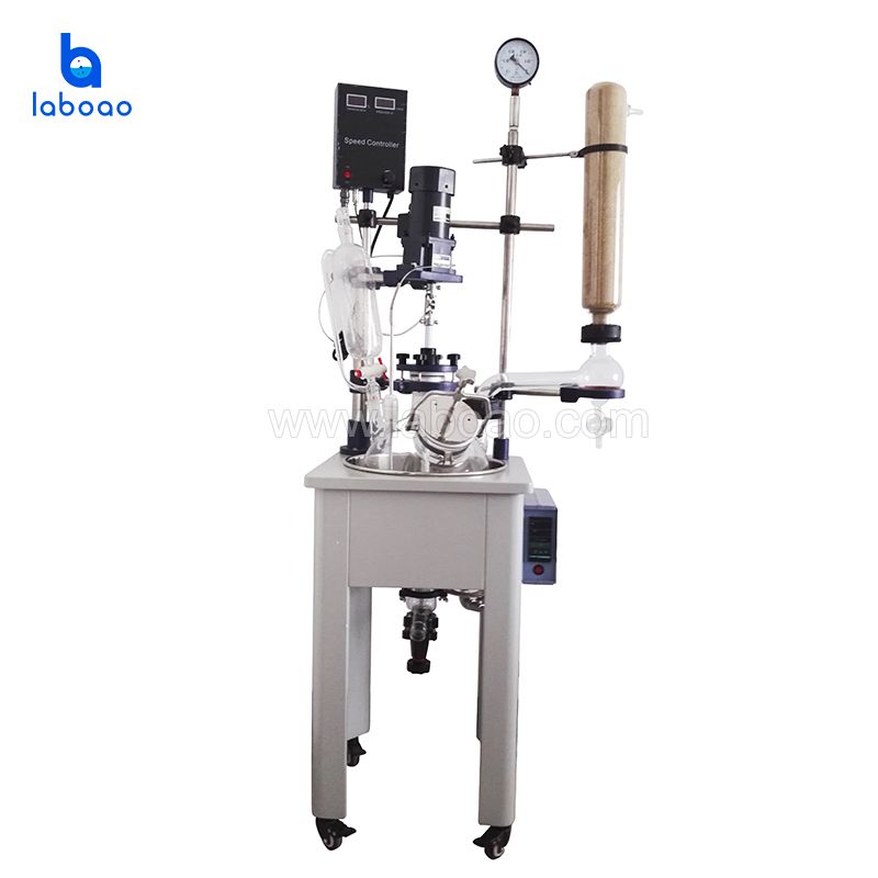 Laboao 30L Single Layer Glass Vacuum Mixing Reactor