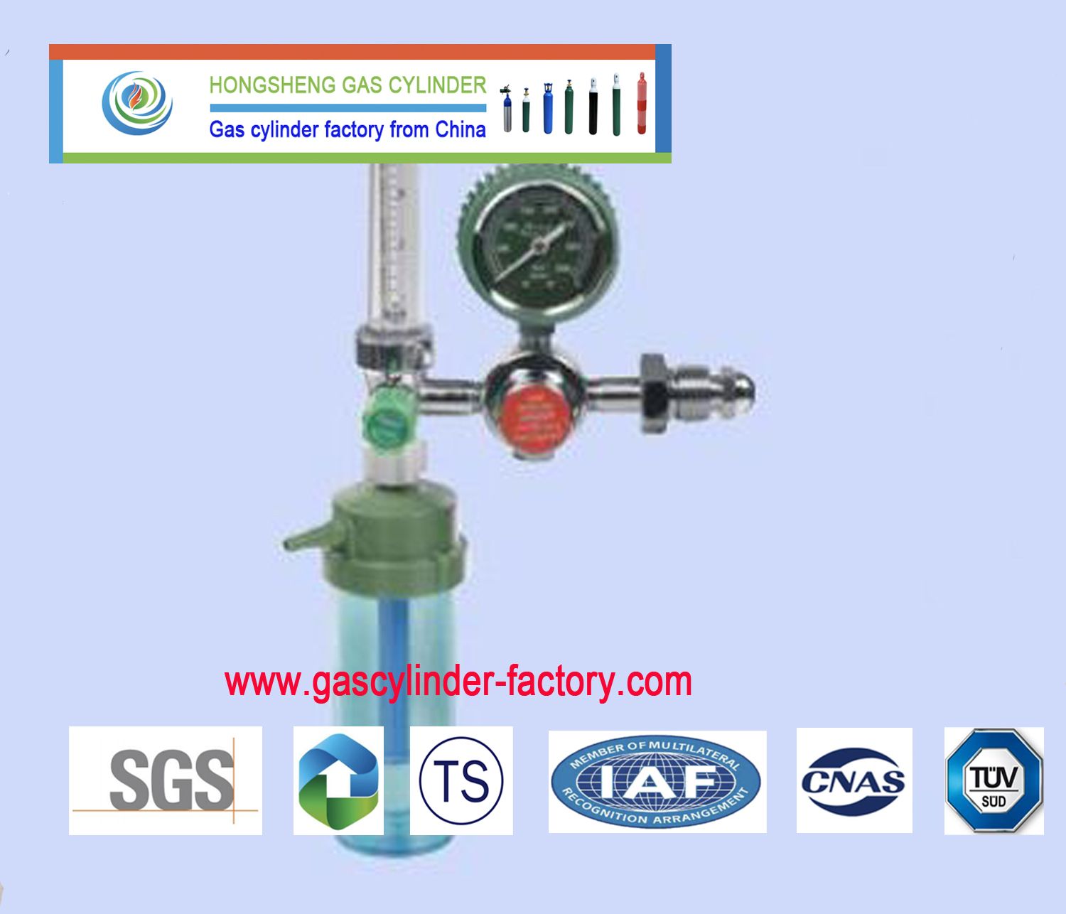 Medical Oxygen Regulator with Inhalator