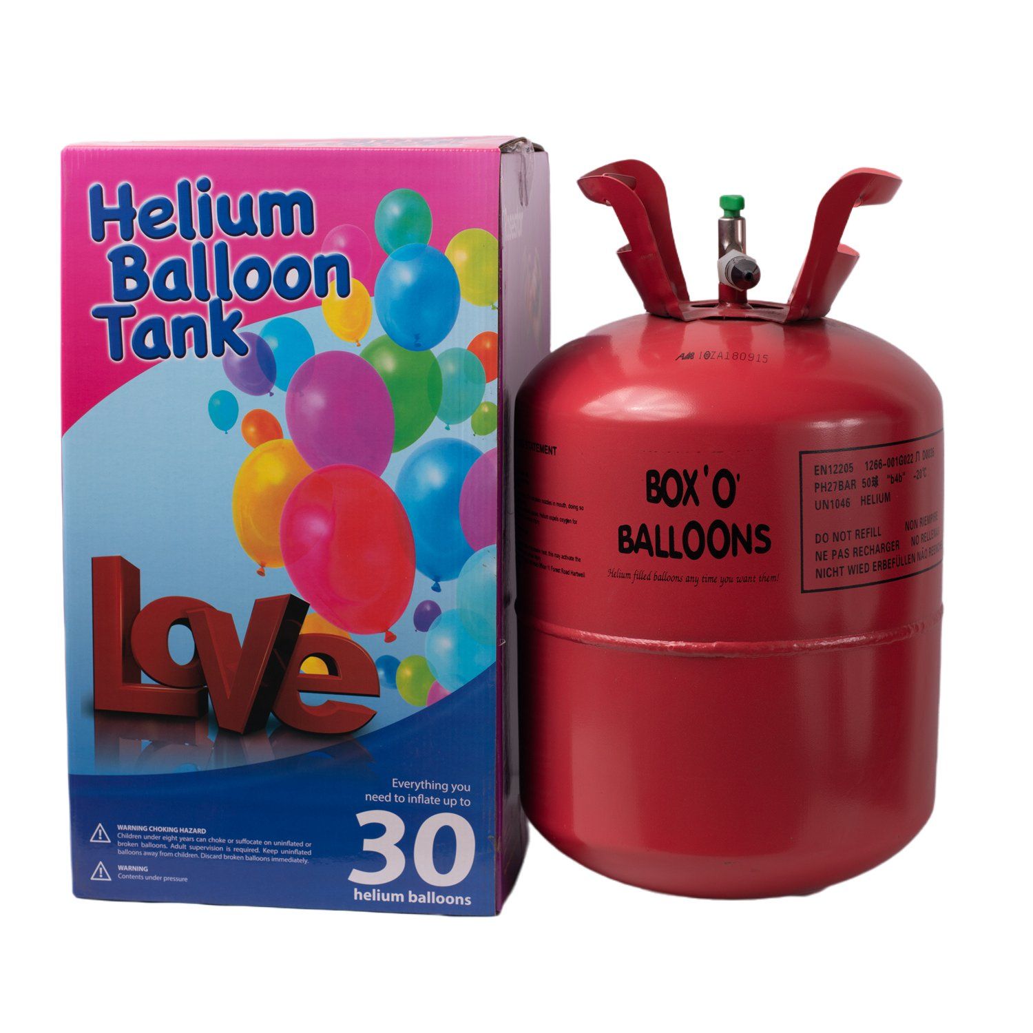 13L 3n Helium Cylinder for Inflating 50 Balloons