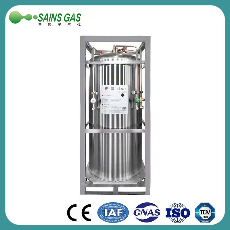 175L Cryogenic Dewar Flask for Liquid Oxygen and LNG Storage