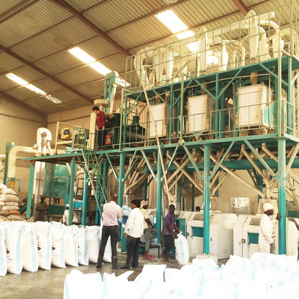 2 Tonne Per Hour Corn Flour Milling Machine in Cameroon