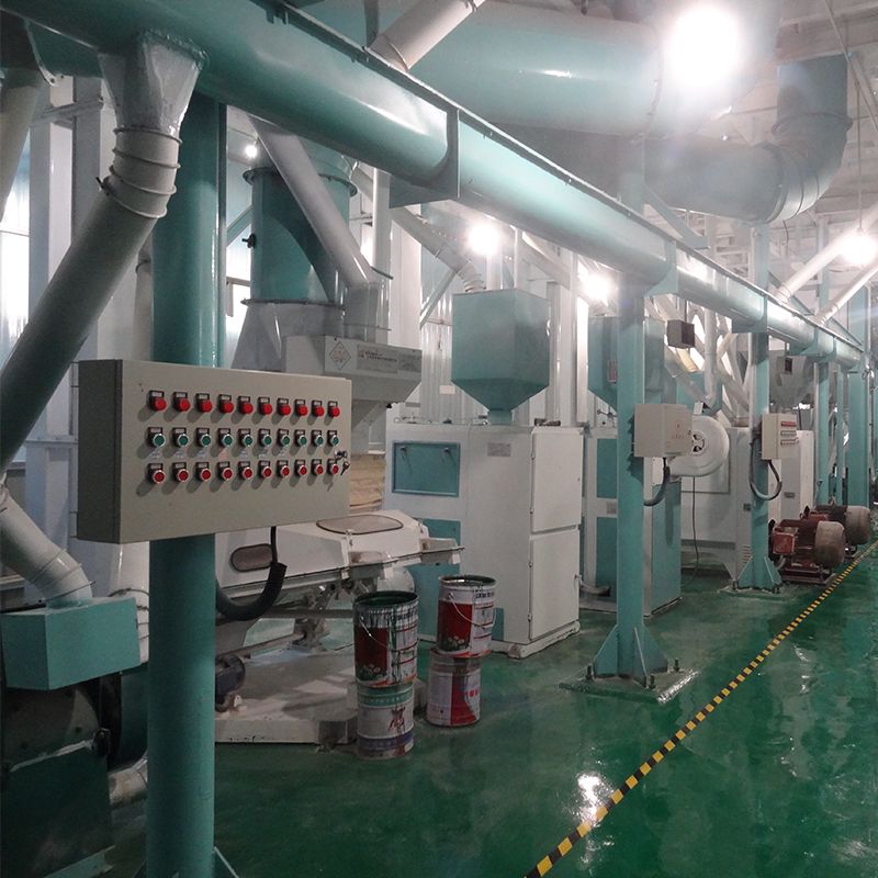 200-300t Concrete Structure Maize Grits Hammer Mill Machine