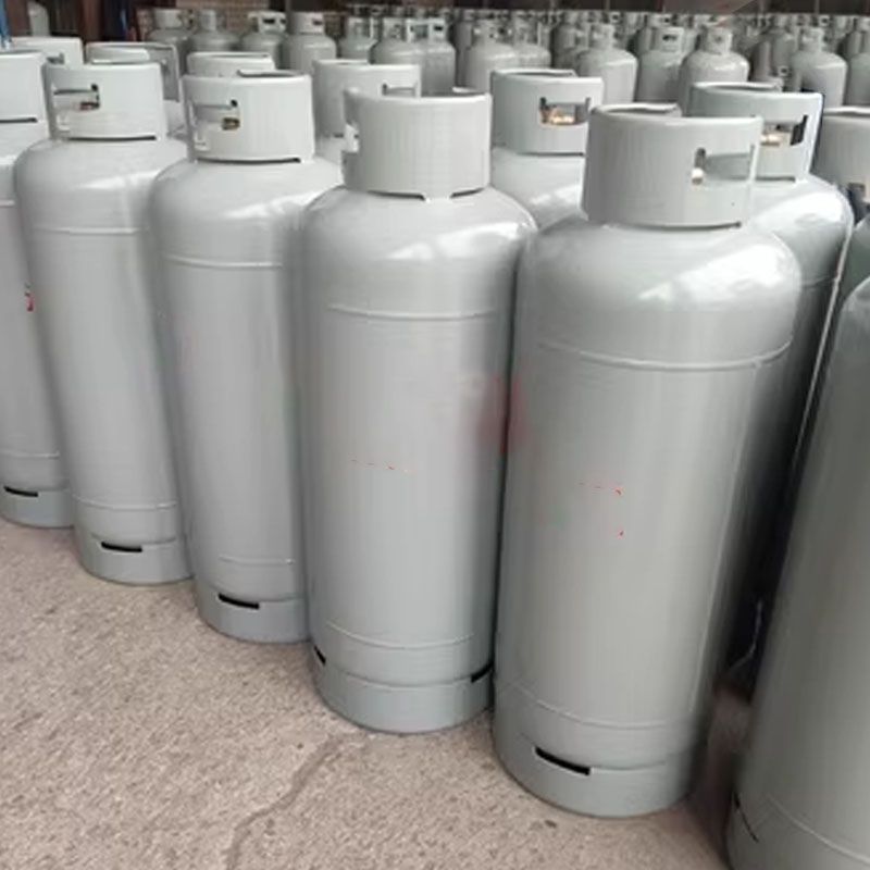 48kg Propane Steel Cylinder with Two Standard Valves at Low Price