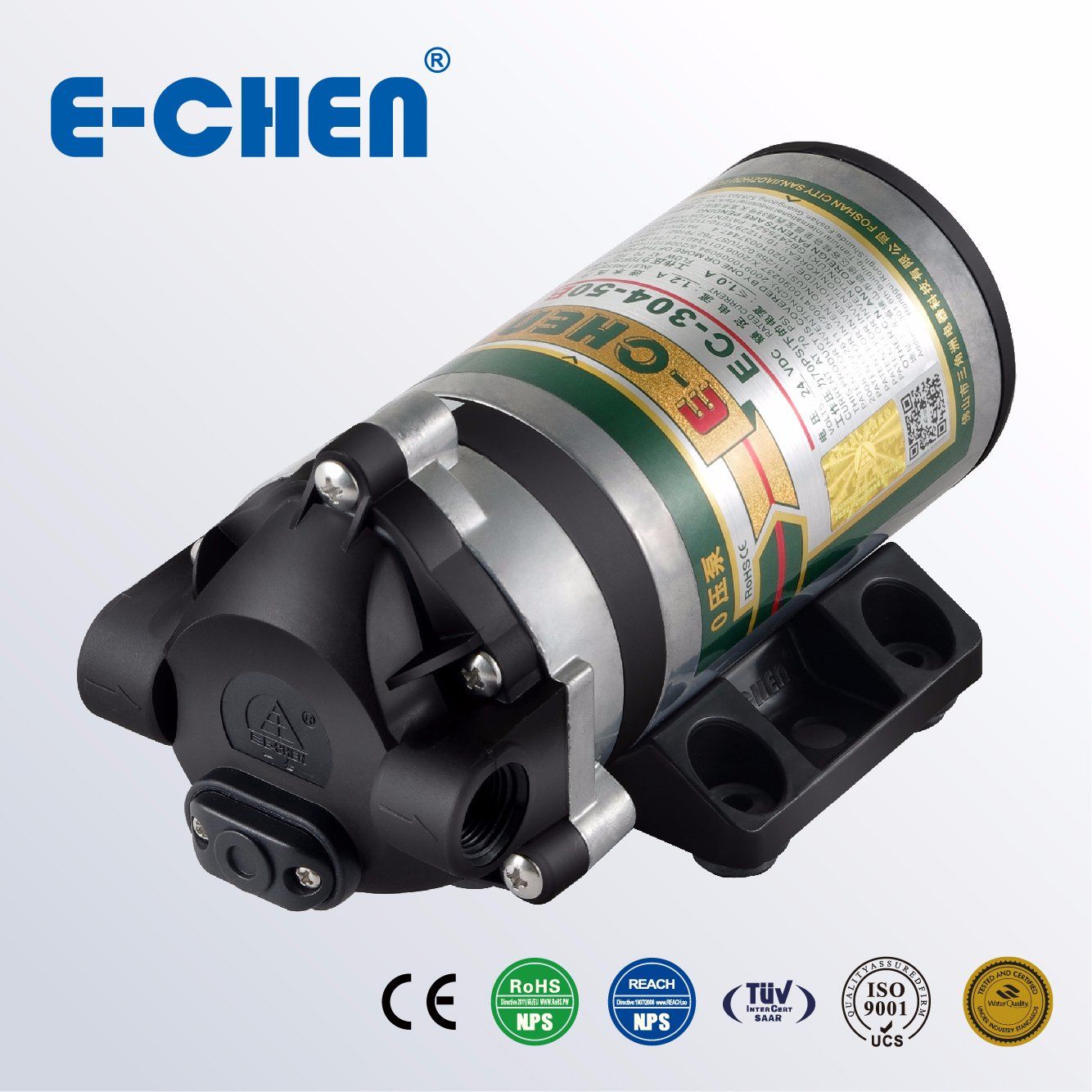 70psi Water Pressure Pump with Strong Suction Power for Home RO 200gpd EC304