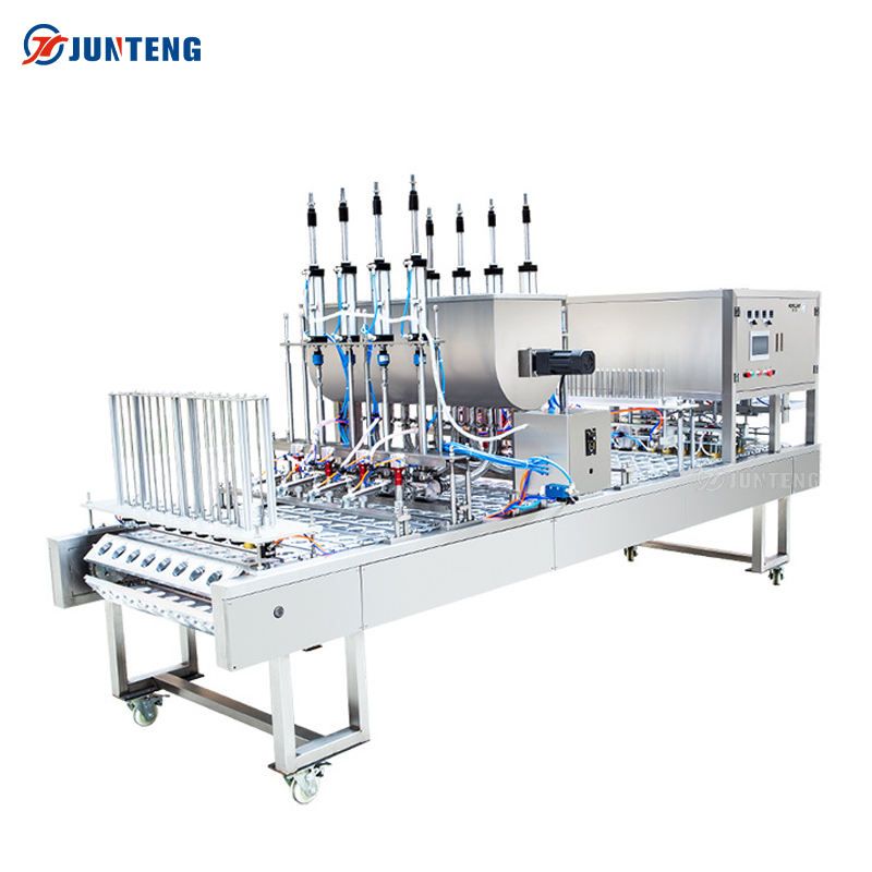 Automatic Heat Sealing Packing Machine for Aluminium Plastic Tray Filling