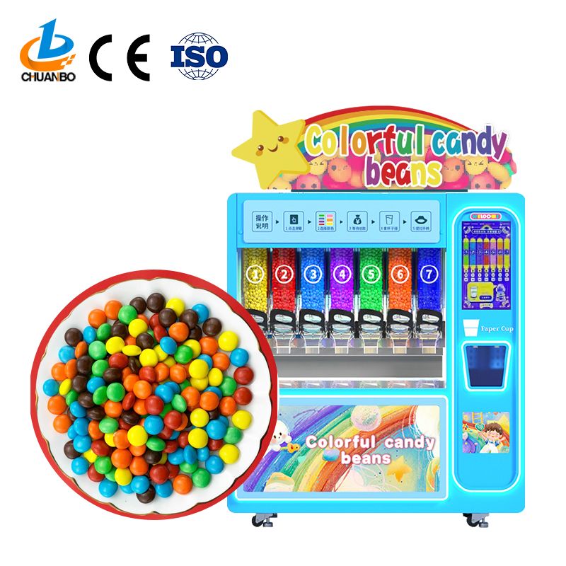 Chuanbo Technology Customized Logo Vending Machine for Candy Beans