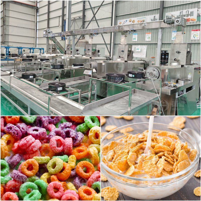 Corn Flakes Production Equipment for Inflated Breakfast Cereals