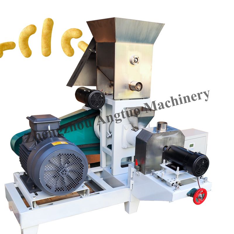 Corn Rice Extruder Machine for Producing Puffed Snack Foods