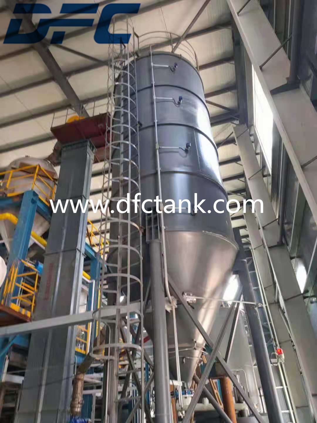 Feed Pulverized Coal Sand Lime Silo Cement Storage with ASME Certification