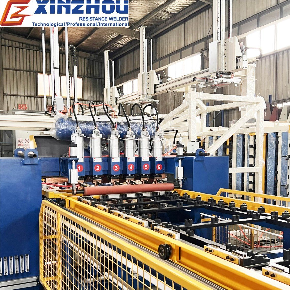 IBC Tank Cage Mesh Automatic Spot Welder for IBC Cage Production