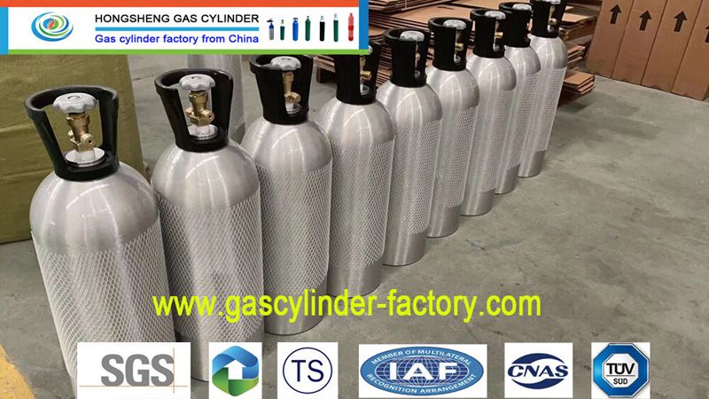 ISO Tped Aluminum CO2 Gas Cylinders - 150bar to 200bar