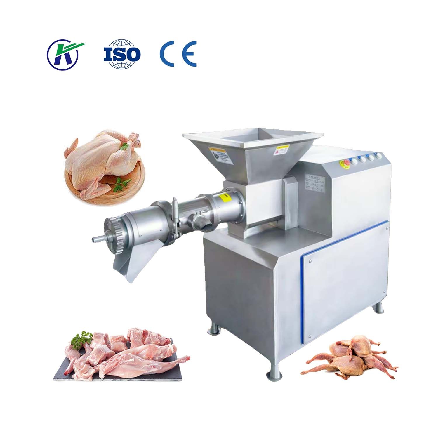 Industrial Low Temperature Automatic Chicken Meat and Bone Separator