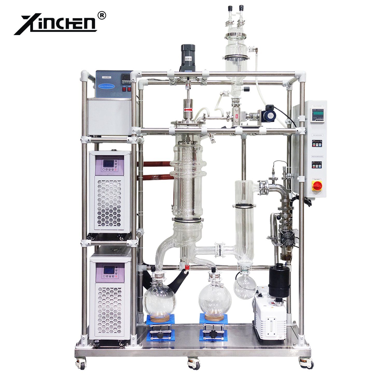 Xinchen Vacuum Short Path Distillation System for Essential Oil Refinement