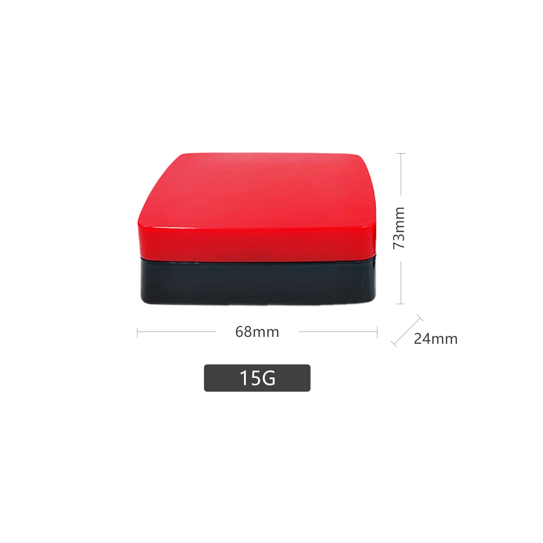 15g ABS Plastic Packaging Air Cushion Case with Makeup Mirror