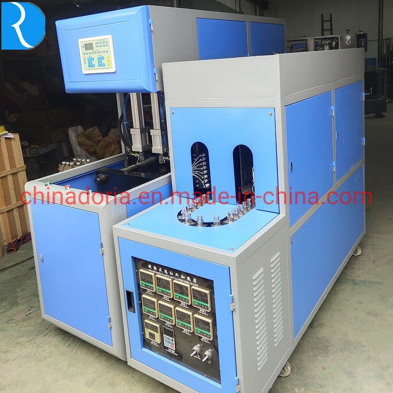 2-Cavity Semi-Automatic Stretch Blow Molding Machine for Plastic Bottles