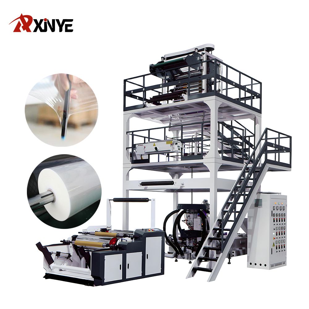 2025 High-Speed HDPE LDPE LLDPE ABA Blown Film Extrusion Machine