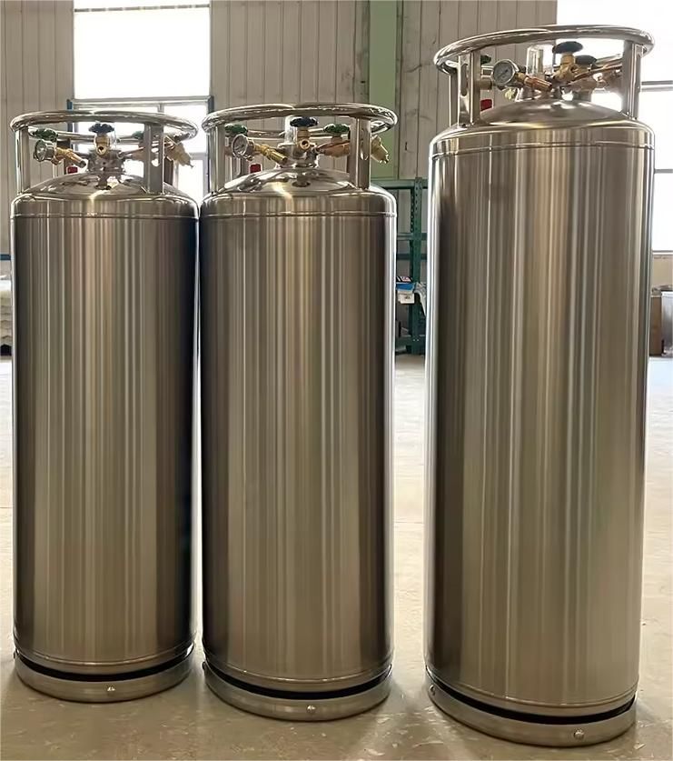 210L Cryogenic Storage Tank for Industrial Liquid Oxygen and Liquid Nitrogen