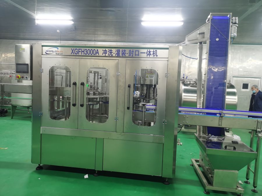 2500 BPH Automatic Mango Beverage Bottling Line Juice Filling Machine