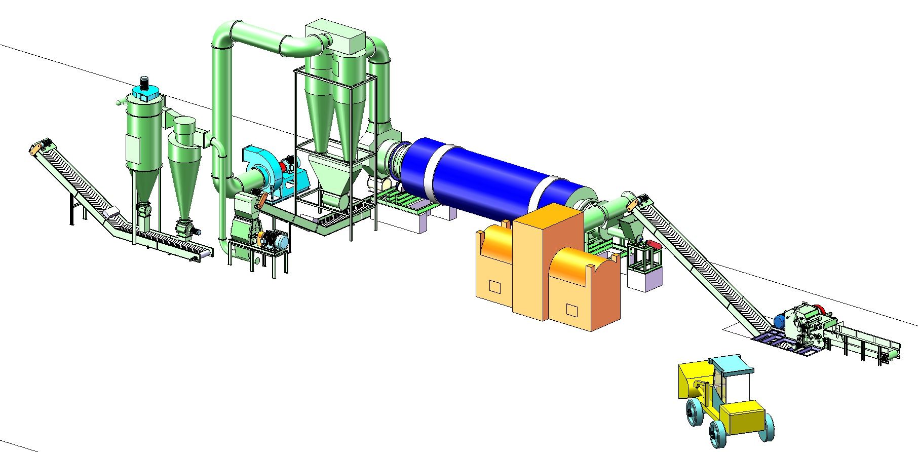 2t/H Biomass Pellet Production Line for Sale from China