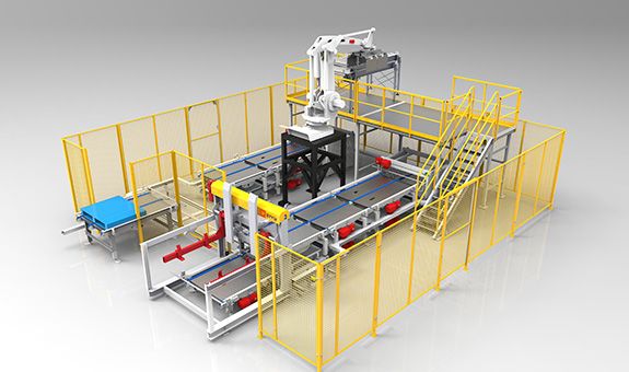 Automated Electric Palletizer for Intelligent Carton Packing and Loading