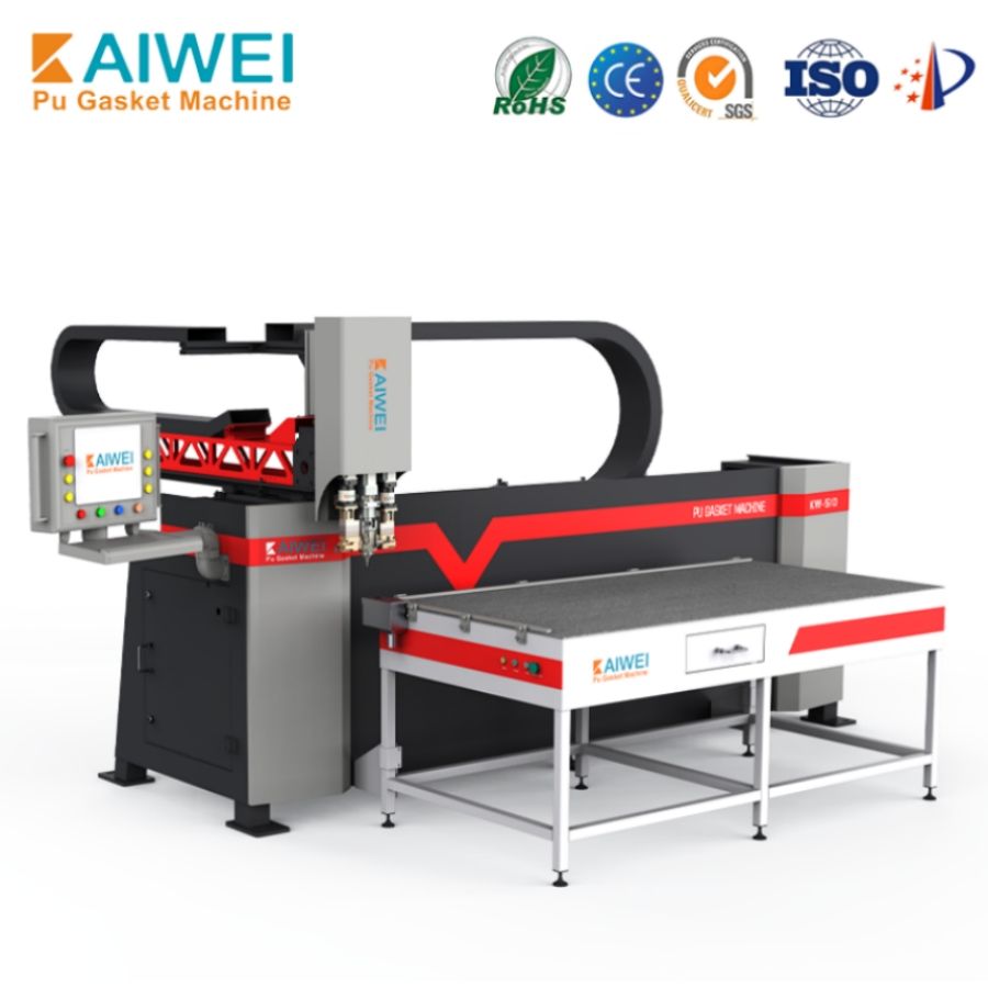 Computerized KAIWEI Wooden Case/Carton Seal Gasket Machine for One Year