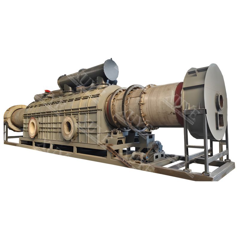 Continuous Carbonization Plant for Wood Biochar Production