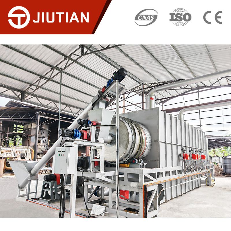 Continuous Charcoal Production Machine for Coconut Shell Biomass