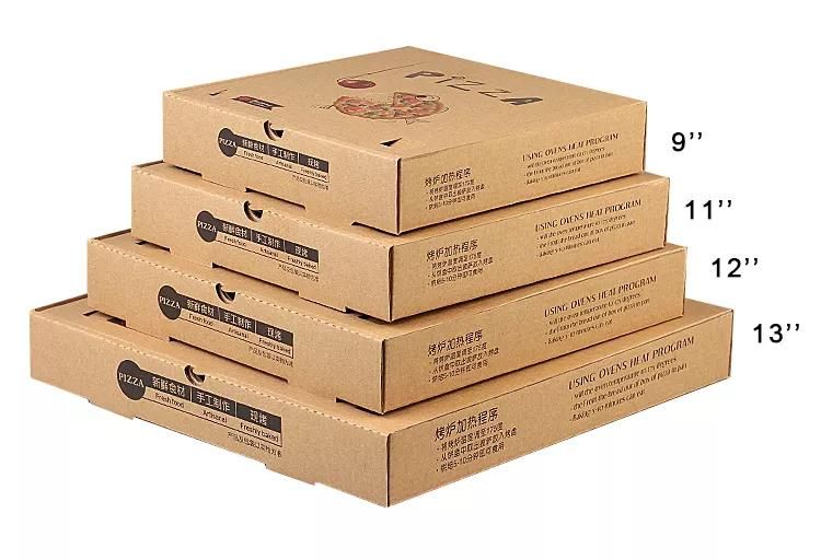 Custom Printed Pizza Boxes with Personalized Logo Design in All Sizes and Colors