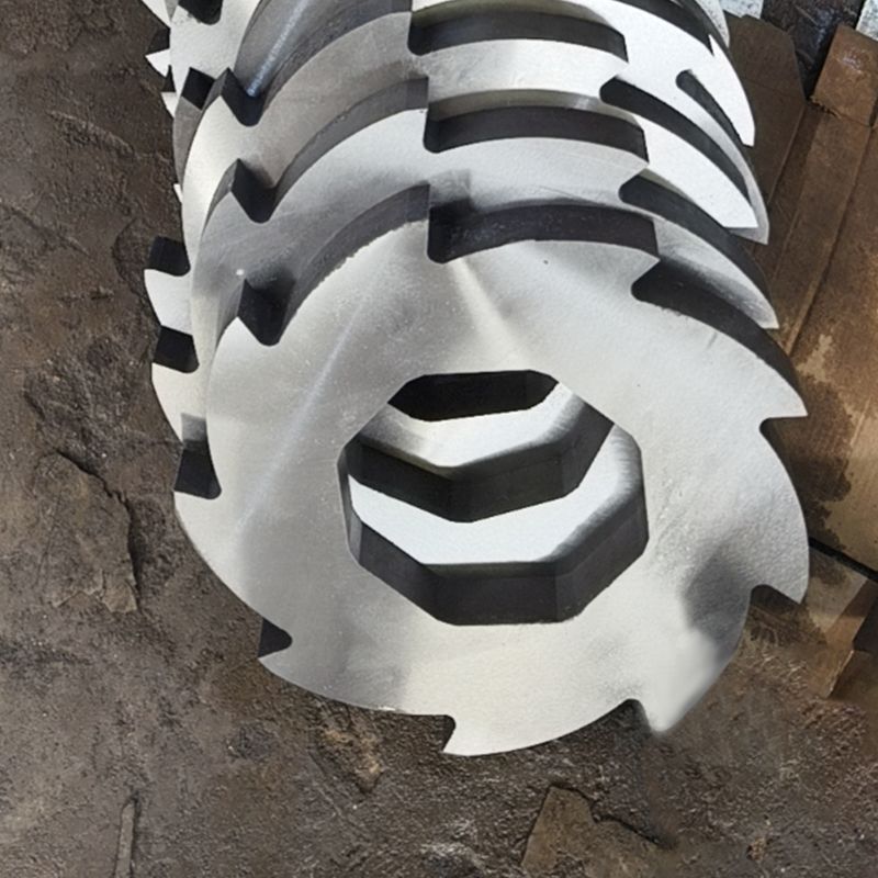 Double Shaft Shredder Blades for Plastic and Waste Paper Shredding Machine