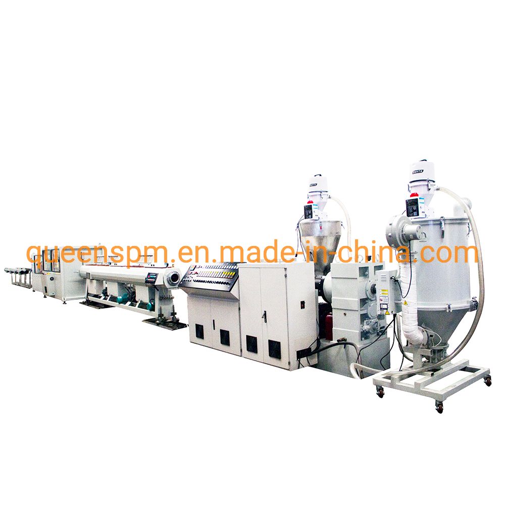 High Output HDPE Pipe Extrusion Machine / PE Pipe Manufacturing Line