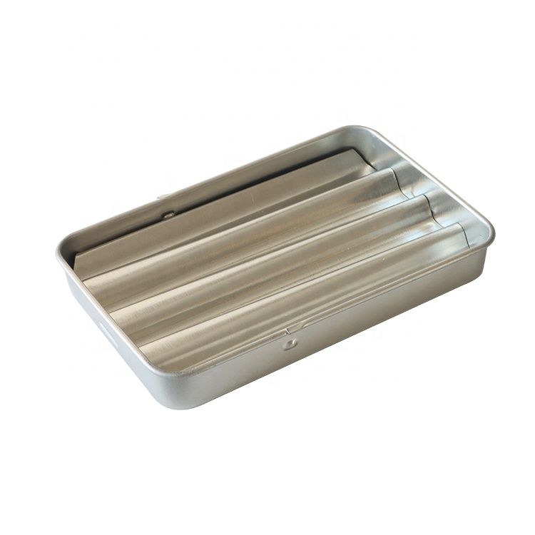Metal Packaging: Rectangular Sliding Tin Can with Square Inserts