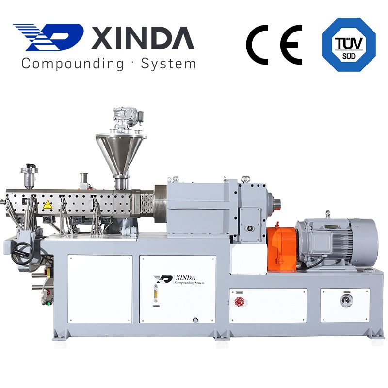 Mini Granulator Pellet Extrusion Line with Lab Twin Screw Extruder