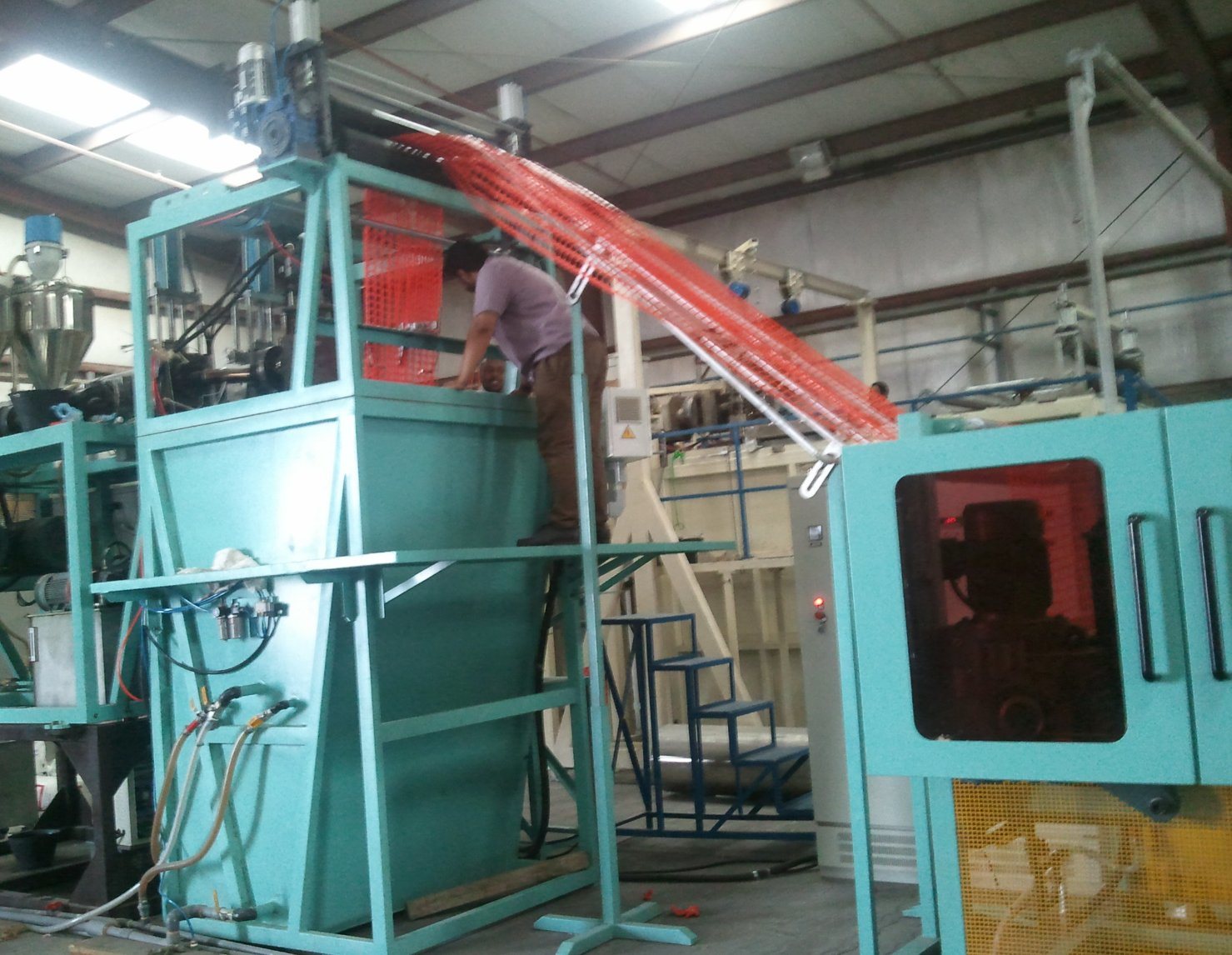 Plastic Garden Netting Mesh Extrusion Machine