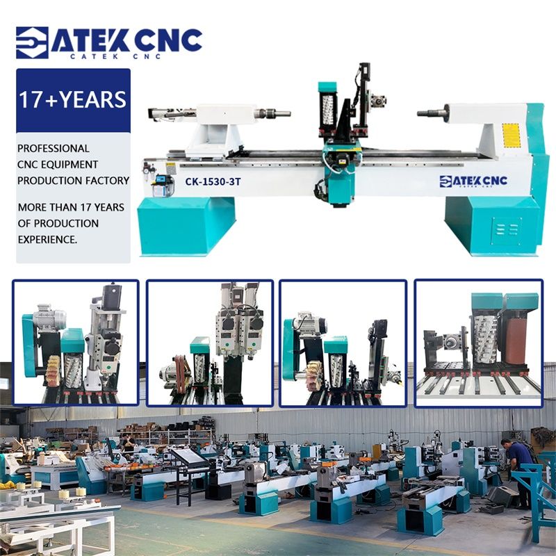 Woodworking Machinery Double Spindle CNC Copy Lathe Machine