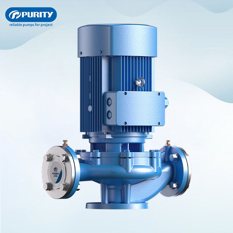0.75kW 1.1kW Single-Stage Vertical Industrial Pipeline Centrifugal Pump