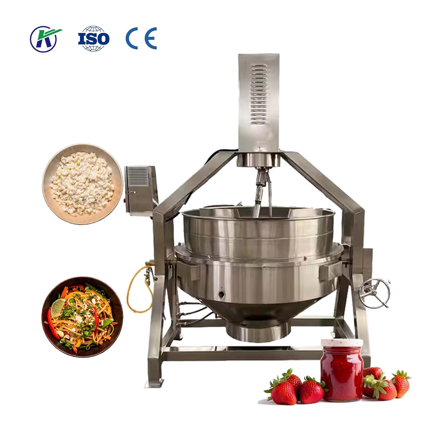 Multi-Functional Semi-Automatic Planetary Wok for Tasty Candies and Dishes