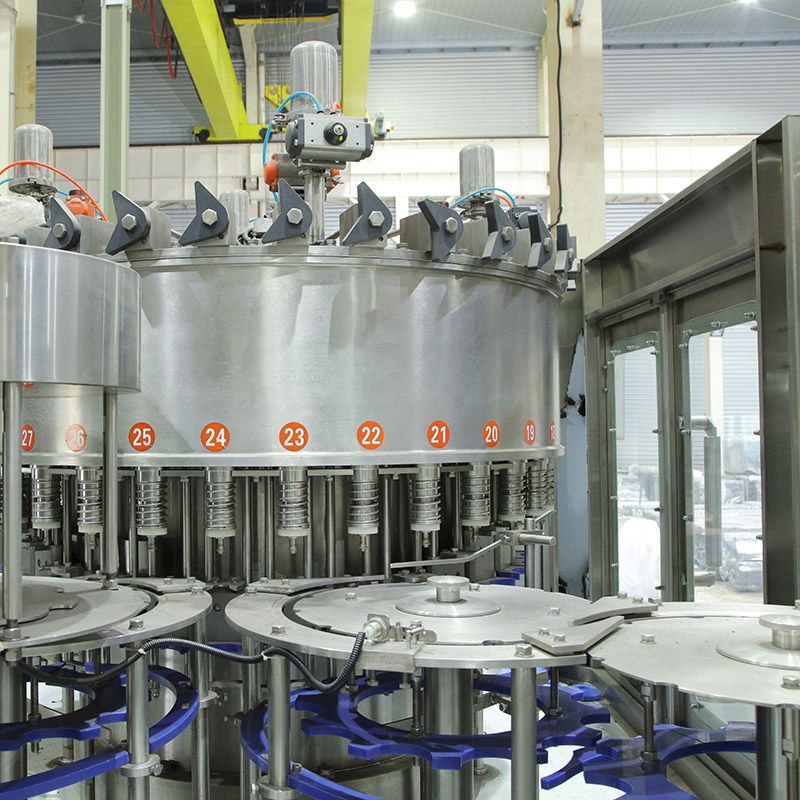 Automated Production of Drinking Water with Filling and Capping Equipment