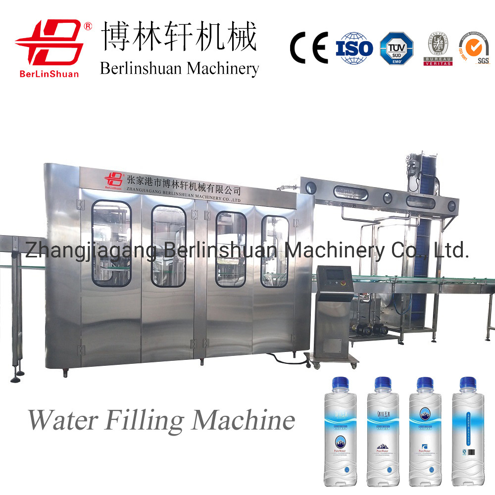 Automated Purified Mineral Water Production Plant: Complete 3-in-1 Bottling Line for 330ml PET and Glass Bottles